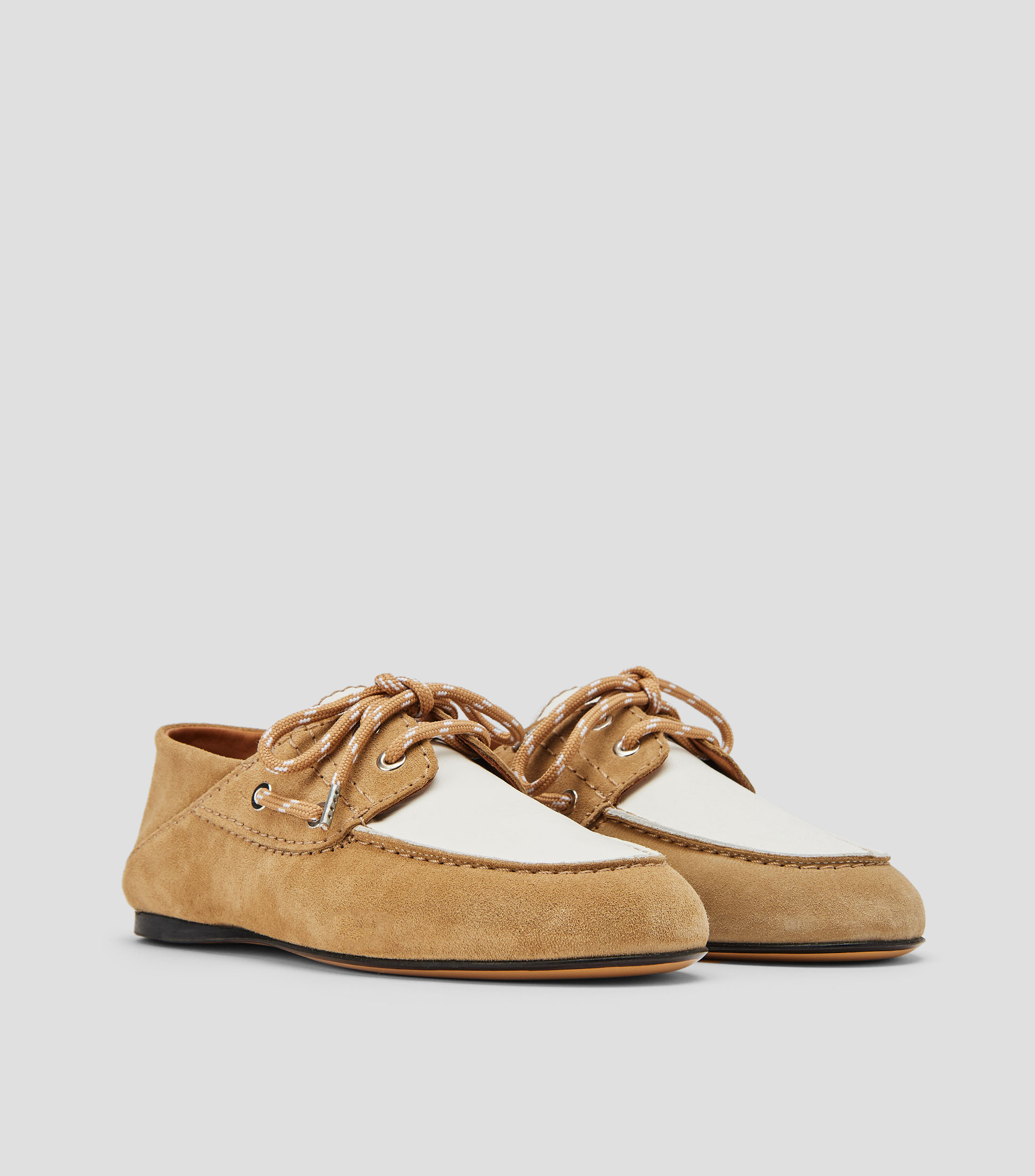 Zapatos casuales derby en piel Mujer